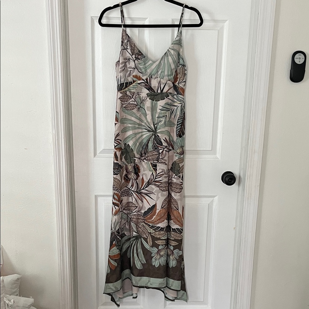 Floral Spaghetti Strap Maxi Dress